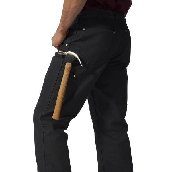 Carhartt 106679-BLK Men's B01 Loose Fit Firm Duck Double-Front Utility Work Pant - Black