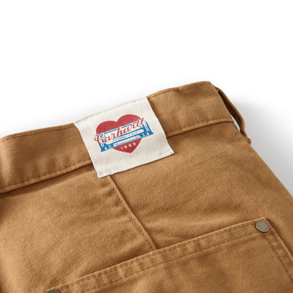 Carhartt 106811-BRN Women's Vintage Fit Double-Front Canvas Pant - Carhartt Brown