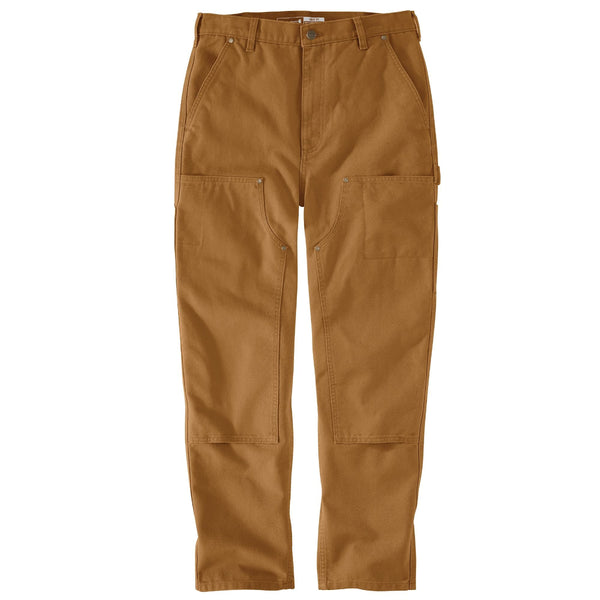 Carhartt 106811-BRN Women's Vintage Fit Duck High Rise Double-Front Pant - Carhartt Brown