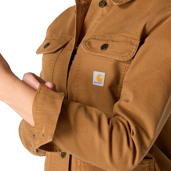 Carhartt 106812 Women's Iconic Stretch Duck Chore Coat