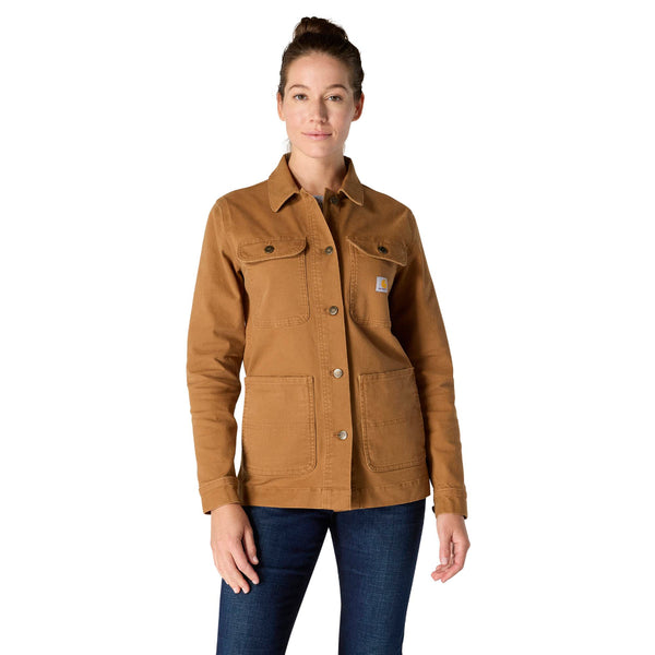 Carhartt 106812 Women's Iconic Stretch Duck Chore Coat
