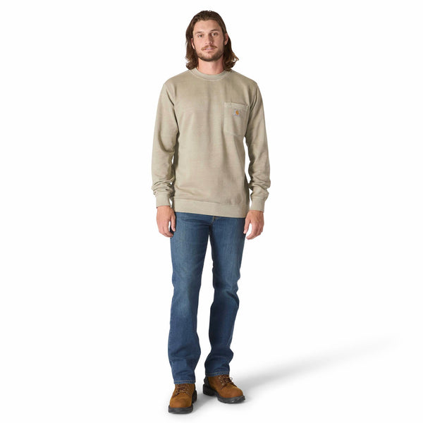 Carhartt 106853-CORE Men's Durham Garment Dyed Crewneck Sweatshirt