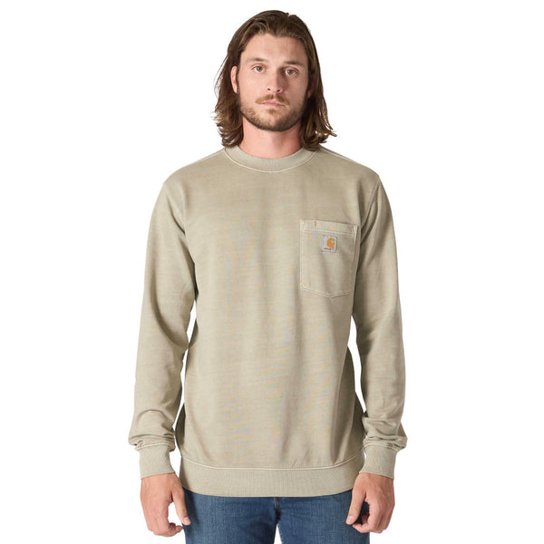 Carhartt 106853-CORE Men's Durham Garment Dyed Crewneck Sweatshirt