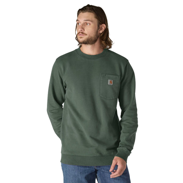 Carhartt 106853-F26 Men's Durham Garment Dyed Crewneck Sweatshirt