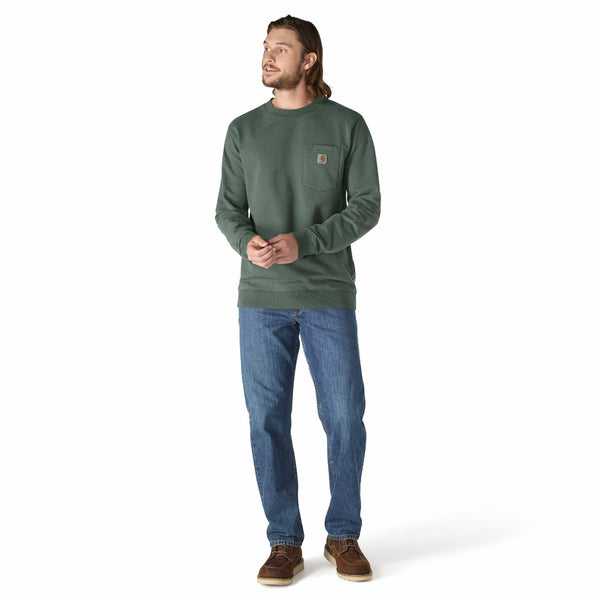Carhartt 106853-F26 Men's Durham Garment Dyed Crewneck Sweatshirt