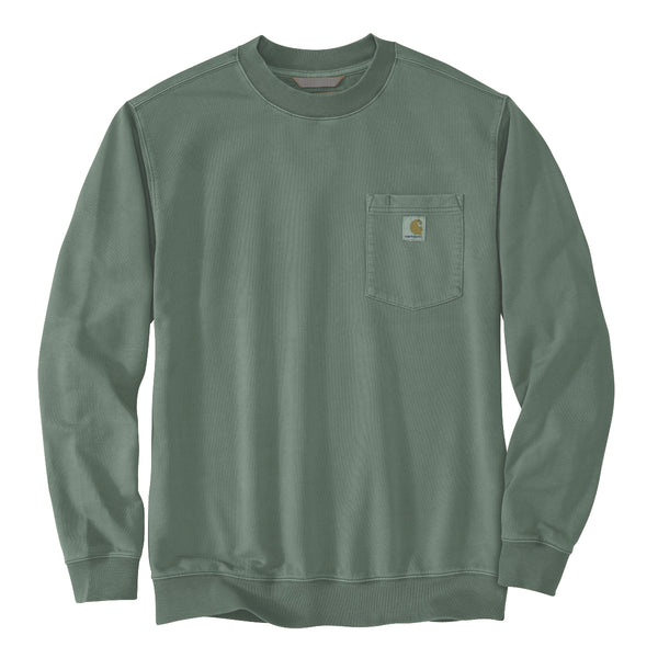 Carhartt 106853-SNSLS26 Men's Durham Garment Dyed Crewneck Sweatshirt