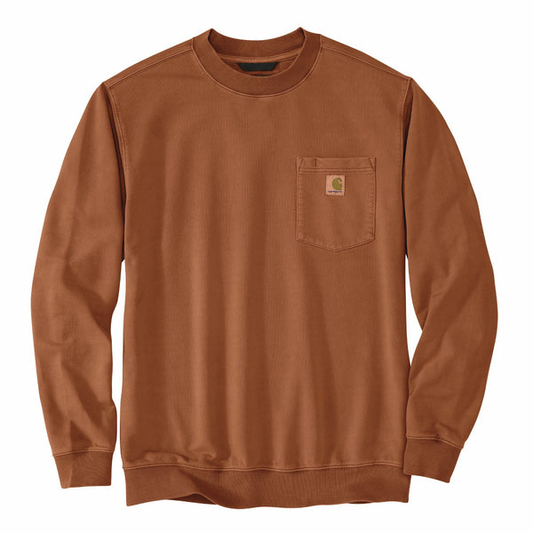 Carhartt 106853-F26 Men's Durham Garment Dyed Crewneck Sweatshirt