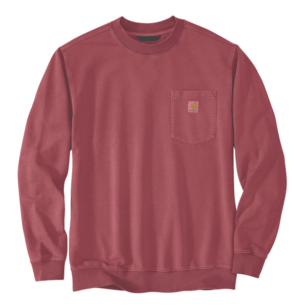 Carhartt 106853-SNSLS26 Men's Durham Garment Dyed Crewneck Sweatshirt