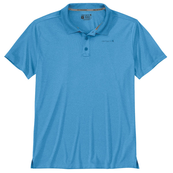 Carhartt 106901-SNSL Men's Force Sun Defender Relaxed Fit LW SS Polo - Seasonal Colors