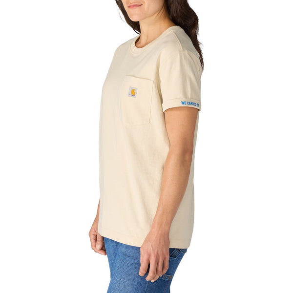 Carhartt 106903 Women's Loose Fit Heavyweight SS Love of Labor Graphic T-Shirt
