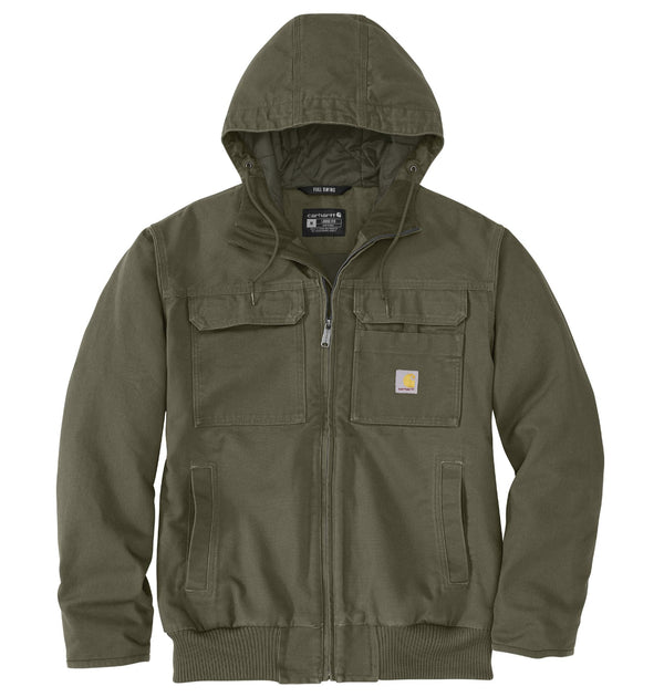 Carhartt 106980 Men's Full Swing Loose Fit Washed Duck Insulated Active Jac