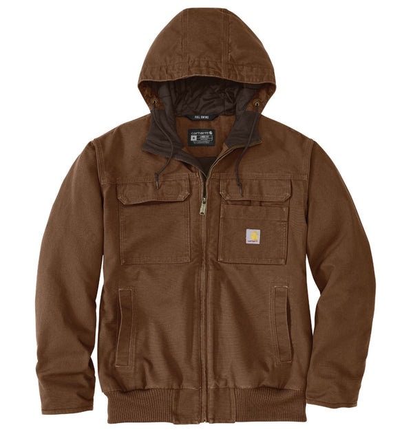 Carhartt 106980 Men's Full Swing Loose Fit Washed Duck Insulated Active Jac