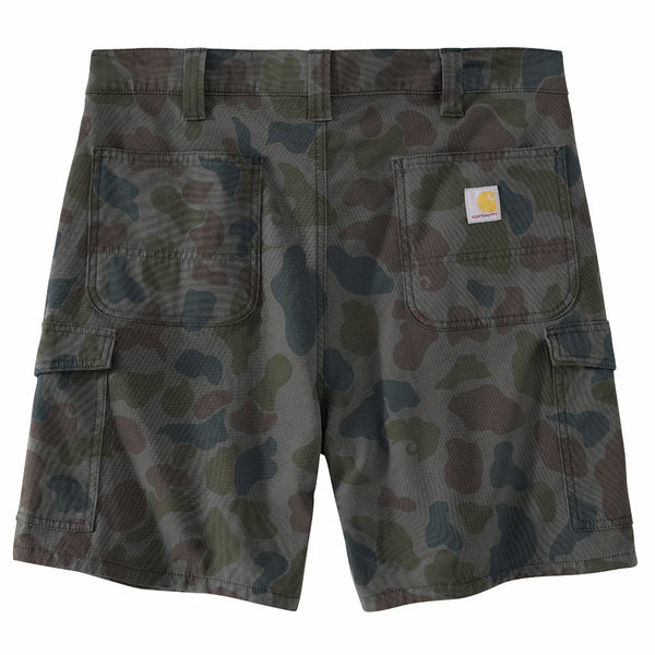 Carhartt 106984 Men's Rugged Flex Relaxed Fit 9 Inch Canvas Cargo Work Short