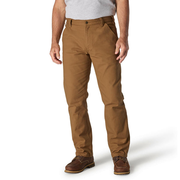 Carhartt 106992-BRN Men's Loose Straight Rugged Flex Duck Dungaree - Carhartt Brown