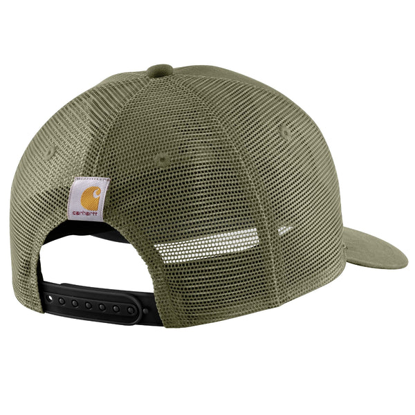 Carhartt 107009 Canvas Mesh-Back Logo Embroidered Cap