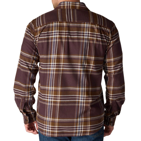 Carhartt 107010 Men's Rugged Flex Relaxed Fit MW Flannel LS Plaid Shirt