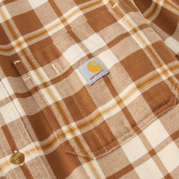 Carhartt 107010 Men's Hamilton Relaxed LS Plaid Shirt