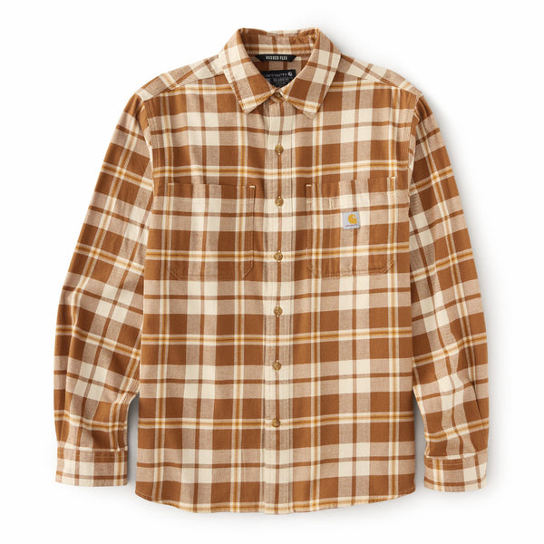 Carhartt 107010 Men's Hamilton Relaxed LS Plaid Shirt