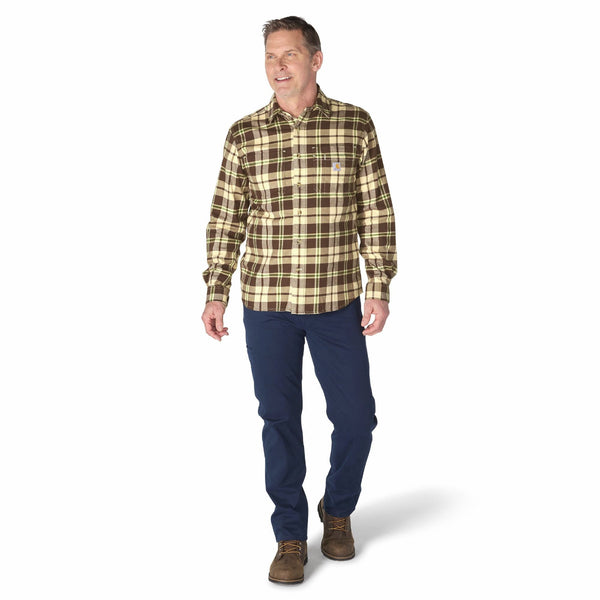 Carhartt 107010 Men's Hamilton Relaxed LS Plaid Shirt