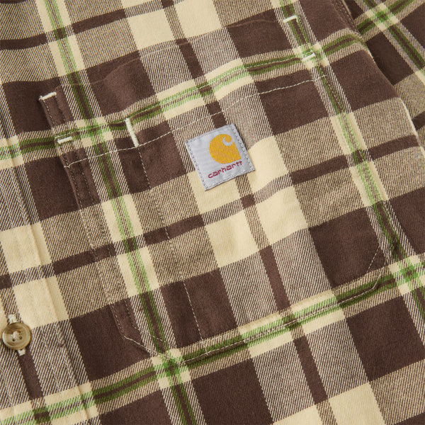Carhartt 107010 Men's Hamilton Relaxed LS Plaid Shirt