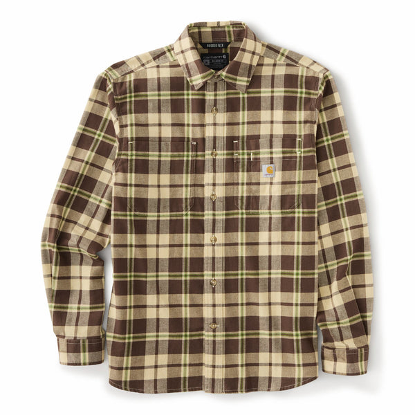 Carhartt 107010 Men's Hamilton Relaxed LS Plaid Shirt