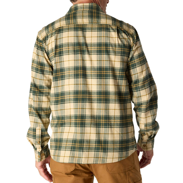 Carhartt 107010 Men's Rugged Flex Relaxed Fit MW Flannel LS Plaid Shirt