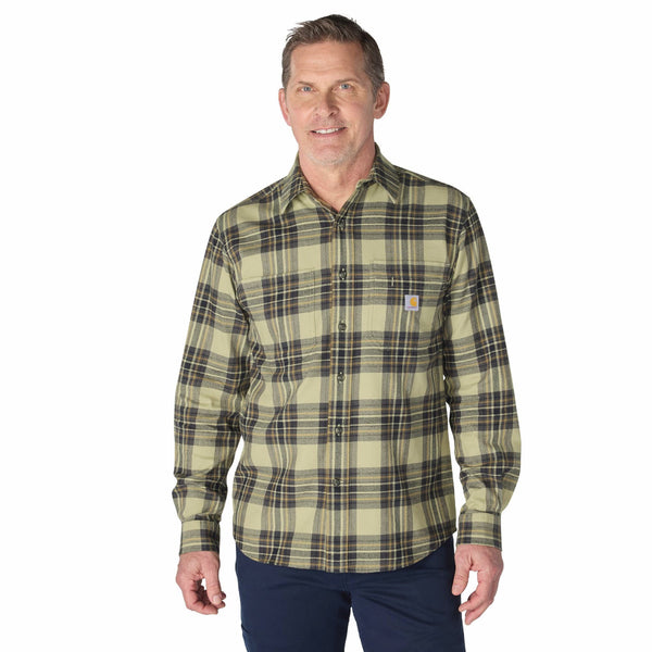 Carhartt 107010 Men's Hamilton Relaxed LS Plaid Shirt