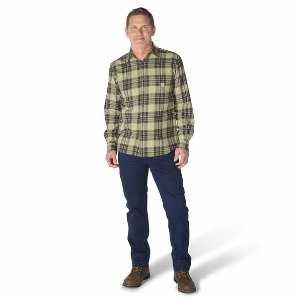 Carhartt 107010 Men's Hamilton Relaxed LS Plaid Shirt