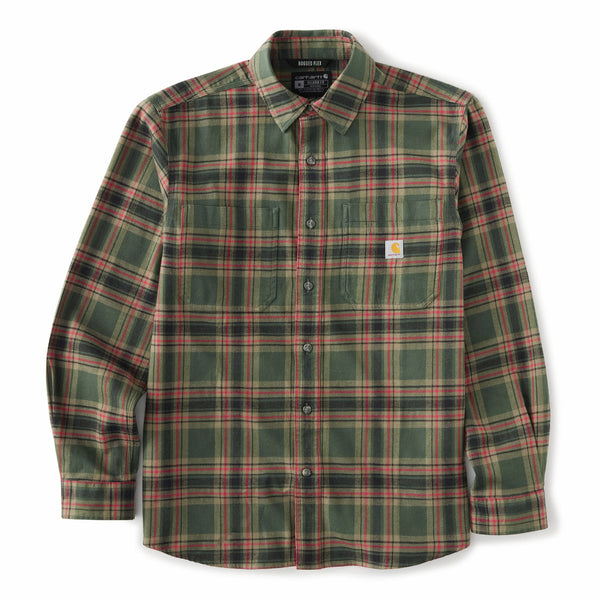 Carhartt 107010 Men's Hamilton Relaxed LS Plaid Shirt