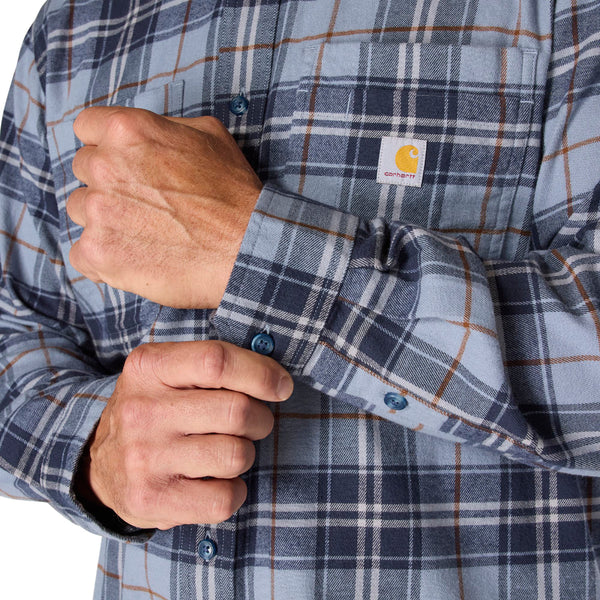 Carhartt 107010 Men's Rugged Flex Relaxed Fit MW Flannel LS Plaid Shirt