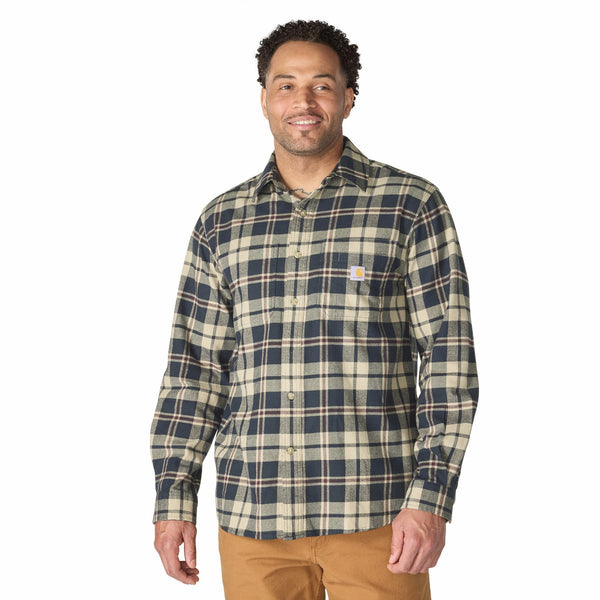 Carhartt 107010 Men's Hamilton Relaxed LS Plaid Shirt