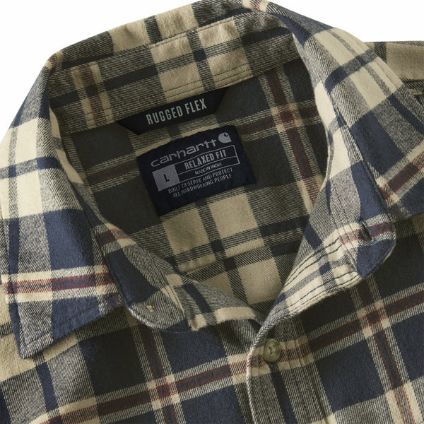 Carhartt 107010 Men's Hamilton Relaxed LS Plaid Shirt