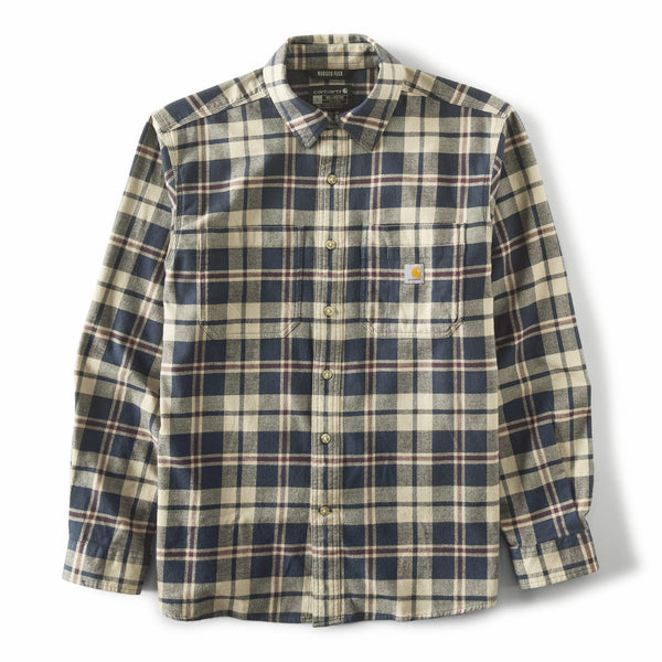 Carhartt 107010 Men's Hamilton Relaxed LS Plaid Shirt