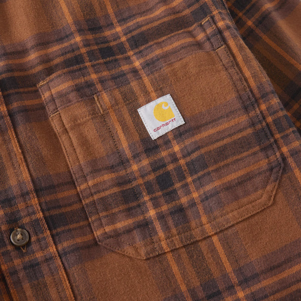 Carhartt 107010 Men's Hamilton Relaxed LS Plaid Shirt