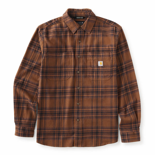 Carhartt 107010 Men's Hamilton Relaxed LS Plaid Shirt