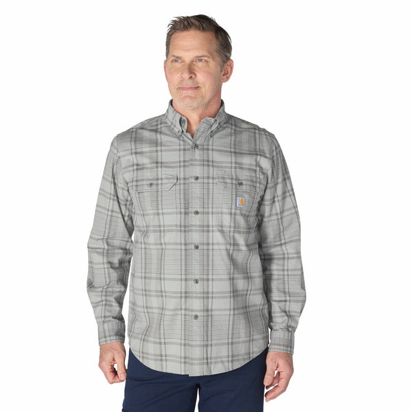 Carhartt 107012 Men's Fort Loose LS Plaid Shirt