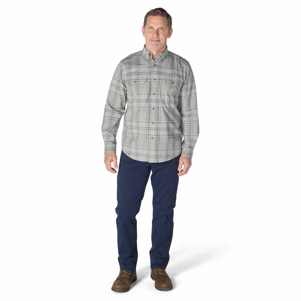 Carhartt 107012 Men's Fort Loose LS Plaid Shirt