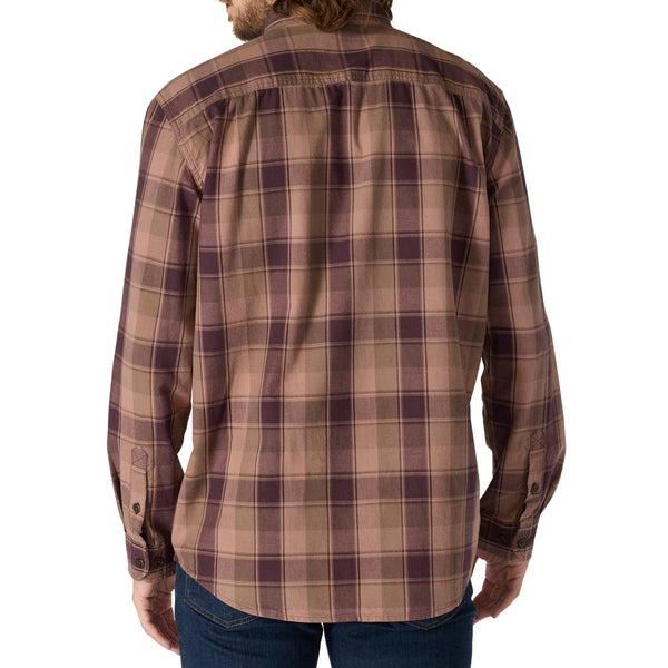 Carhartt 107012 Men's Loose Fit MW Chambray LS Plaid Shirt