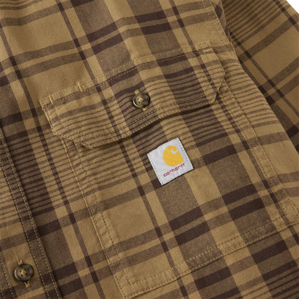 Carhartt 107012 Men's Fort Loose LS Plaid Shirt