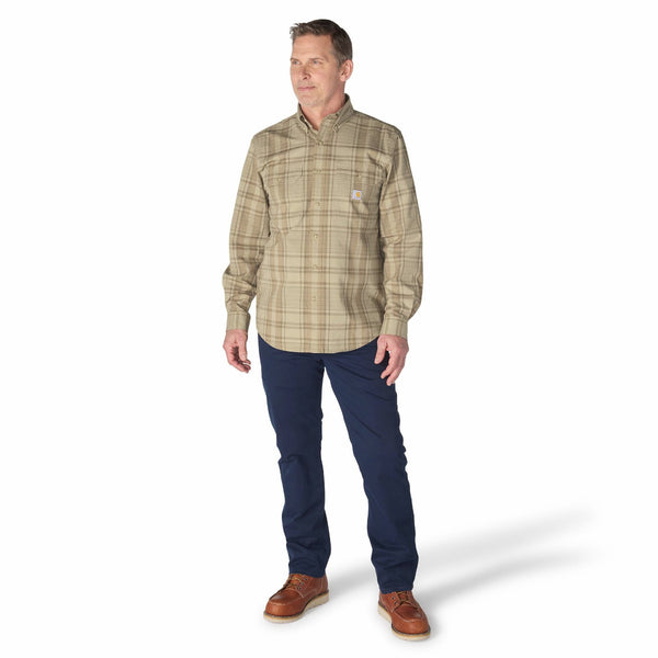 Carhartt 107012 Men's Fort Loose LS Plaid Shirt