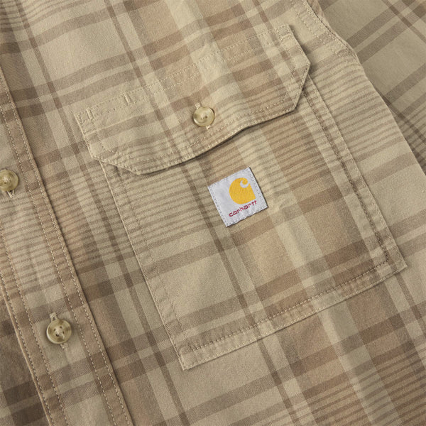 Carhartt 107012 Men's Fort Loose LS Plaid Shirt