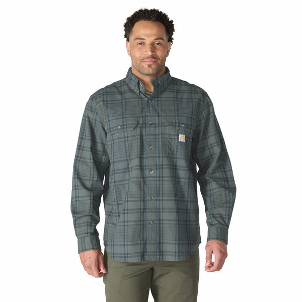 Carhartt 107012 Men's Fort Loose LS Plaid Shirt