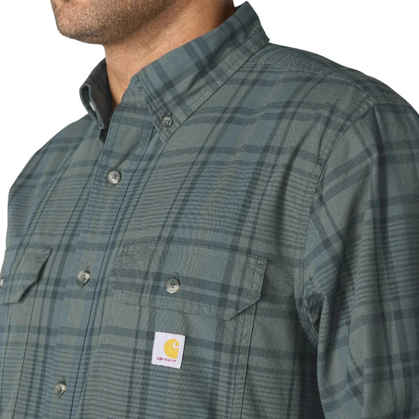 Carhartt 107012 Men's Fort Loose LS Plaid Shirt