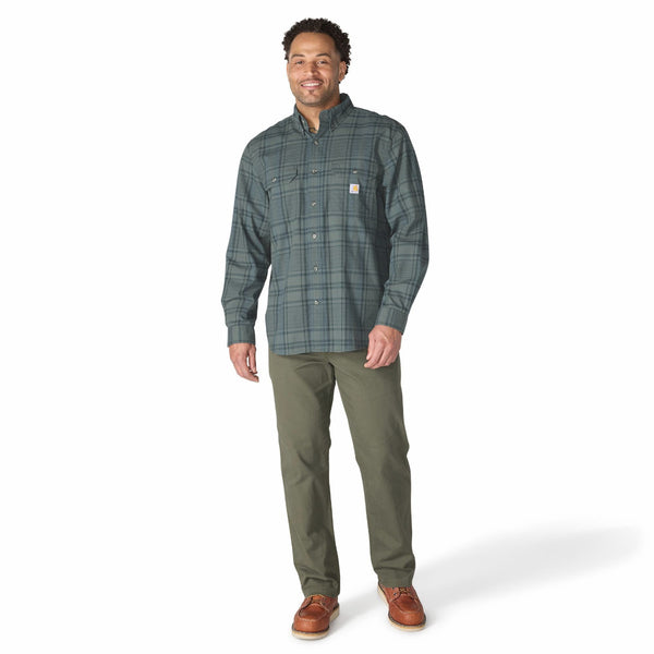 Carhartt 107012 Men's Fort Loose LS Plaid Shirt