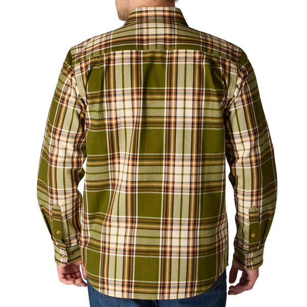 Carhartt 107013 Men's Loose Fit HW Flannel LS Plaid Shirt