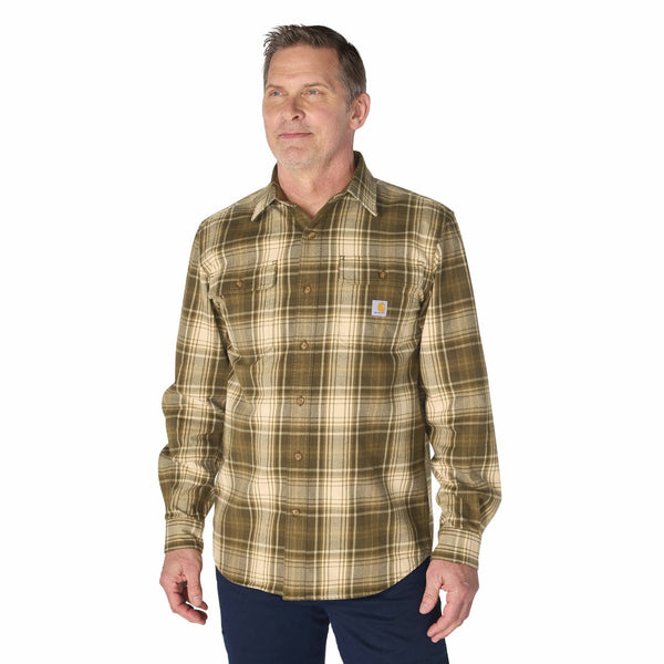 Carhartt 107013 Men's Hubbard Loose LS Plaid Shirt