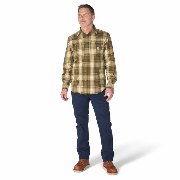 Carhartt 107013 Men's Hubbard Loose LS Plaid Shirt