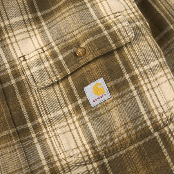 Carhartt 107013 Men's Hubbard Loose LS Plaid Shirt