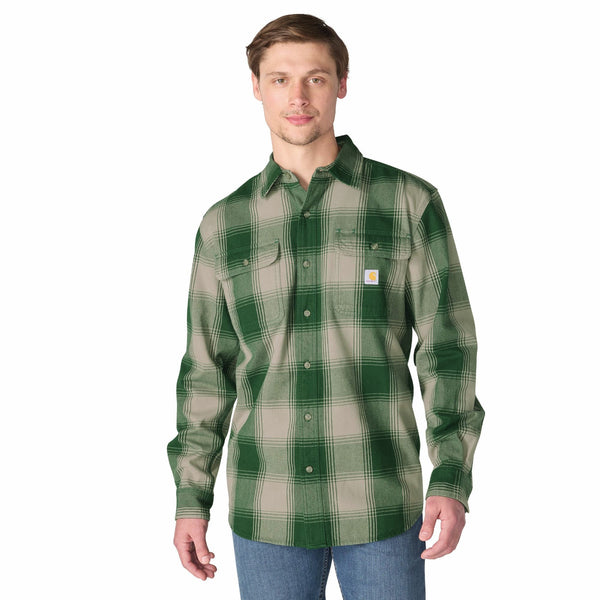 Carhartt 107013 Men's Hubbard Loose LS Plaid Shirt