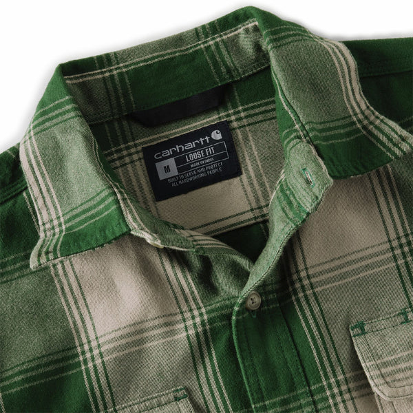 Carhartt 107013 Men's Hubbard Loose LS Plaid Shirt